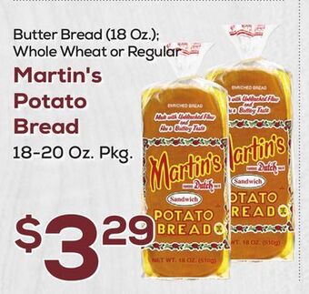 DeCicco & Sons Martin's potato bread 18-20 oz. pkg offer