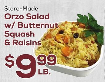 DeCicco & Sons Orzo salad w/butternut squash & raisins offer