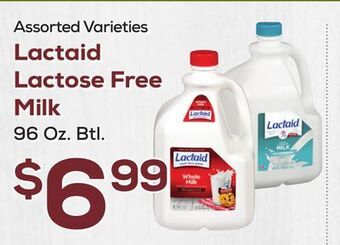DeCicco & Sons Lactaid lactose free milk offer