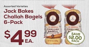 DeCicco & Sons Jack bakes challah bagels 6-pack offer