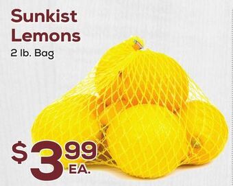 DeCicco & Sons Sunkist lemons offer
