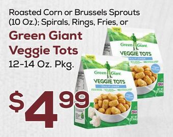 DeCicco & Sons Green giant veggie tots offer