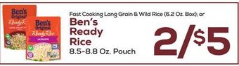 DeCicco & Sons Ben's ready rice 8.5-8.8 oz. pouch offer