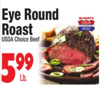 King Kullen Eye round roast offer