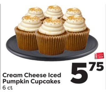 Weis Markets Cream cheese iced pumpkin cupcakes offer