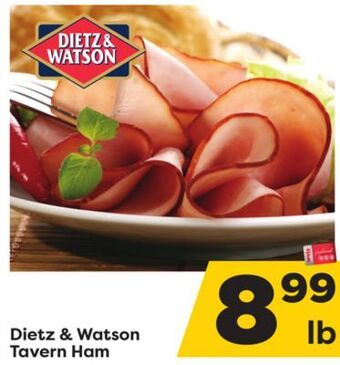 Weis Markets Dietz & watson tavern ham offer