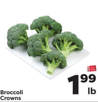 Weis Markets Broccoli crowns offer