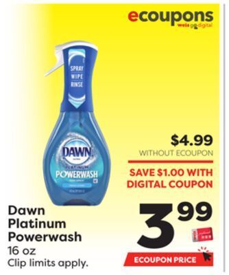 Weis Markets Dawn platinum powerwash offer