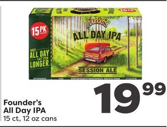 Weis Markets Founder's all day ipa offer