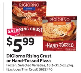 Stop&Shop Digiorno rising crust or hand-tossed pizza offer