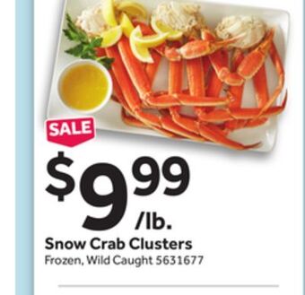 Stop&Shop Snow crab clusters offer