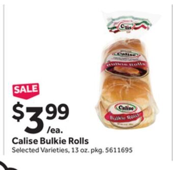 Stop&Shop Calise bulkie rolls offer