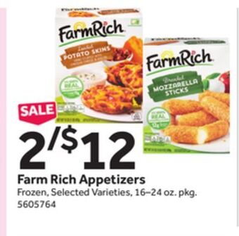 Stop&Shop Farm rich appetizers offer