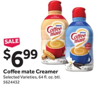 Stop&Shop Nestle coffee mate creamer offer