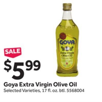 Stop&Shop Goya extra virgin olive oil offer