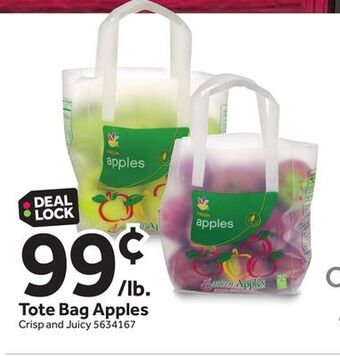 Stop&Shop Tote bag apples offer