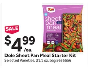 Stop&Shop Dole sheet pan meal starter kit offer