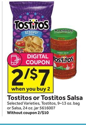 Stop&Shop Tostitos or tostitos salsa offer