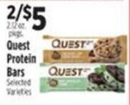 Pioneer Supermarkets Quest Protein Bars offer