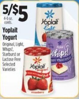 Pioneer Supermarkets Yoplait Yogurt offer