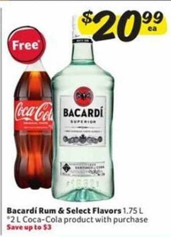 Winn Dixie Bacardí rum & select flavors offer