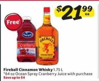 Winn Dixie Fireball cinnamon whisky offer
