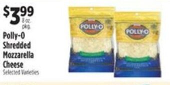 Pioneer Supermarkets Polly-O Shredded Mozzarella Cheese offer