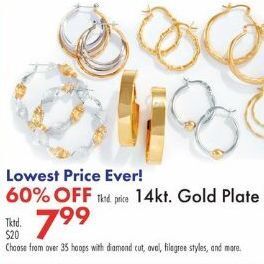 Boscov's Earrings offer
