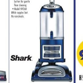 Boscov's Shark navigator lift-away deluxe upright vacuum offer