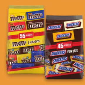 Safeway Mars party size candy offer