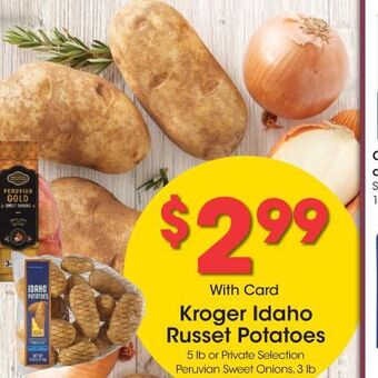 Kroger Russet potatoes offer