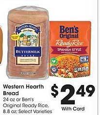 Ralphs Western hearth bread offer