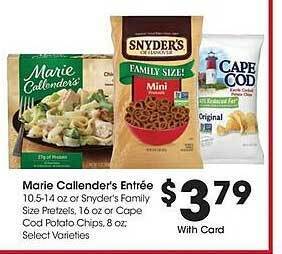 Ralphs Marie callender's entrée offer