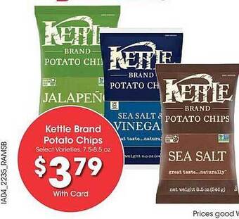 Ralphs Kettle brand potato chips offer