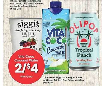 Ralphs Vita coco coconut water offer
