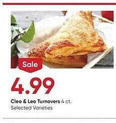 Stater Bros Cleo & leo turnovers offer