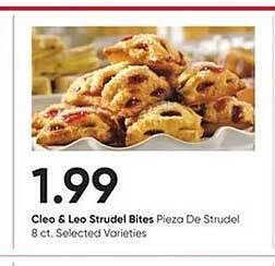 Stater Bros Cleo & leo strudel bites offer