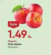 Stater Bros Organic gala apples offer