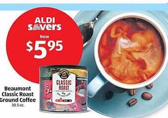 Aldi Beaumont classic roast ground coffee offer