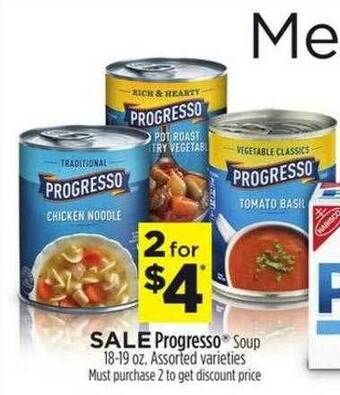 Dollar General Progresso soup offer