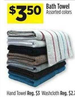 Dollar General Bath towel offer