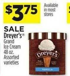 Dollar General Dreyer's grand ice cream offer
