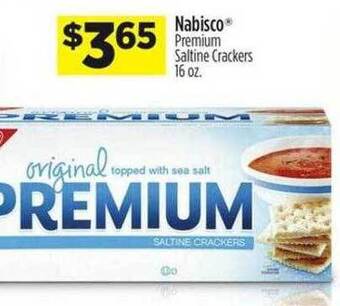 Dollar General Nabisco premium saltine crackers offer