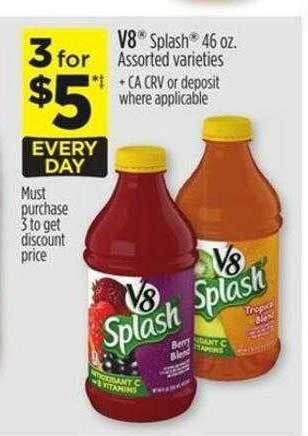 Dollar General V8 splash offer
