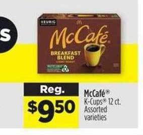 Dollar General Mccafé k-cups offer