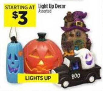 Dollar General Light up decor offer