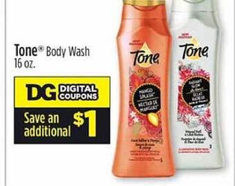 Dollar General Tone body wash offer