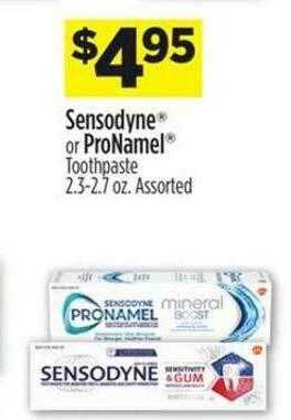 Dollar General Sensodyne or pronamel offer