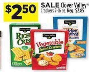 Dollar General Clover valley crackers offer