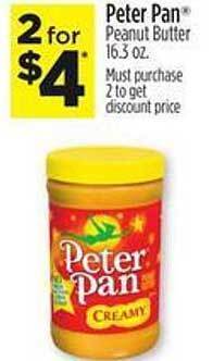 Dollar General Peter pan peanut butter offer